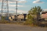 CP AC44CW Locomotives leading a train